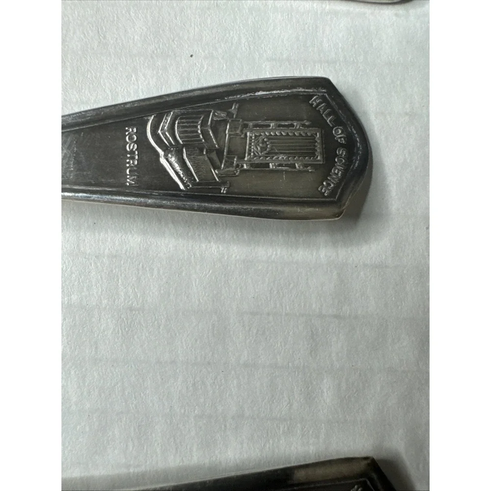 1933 Chicago World's Fair Century of Progress Spoons Lot 6 Silver‎ Plated